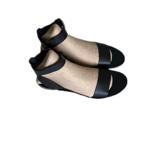 Madewell The Boardwalk Ankle Strap Leather Sandals, Size 10 - Picture 3 of 15